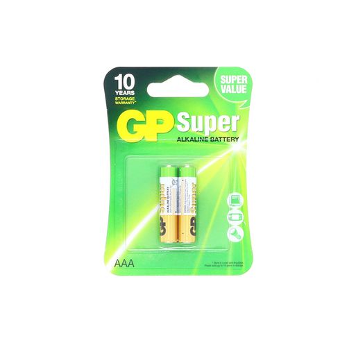 Bateria Gp Alkaline Super Aaa 1.5V 2Un