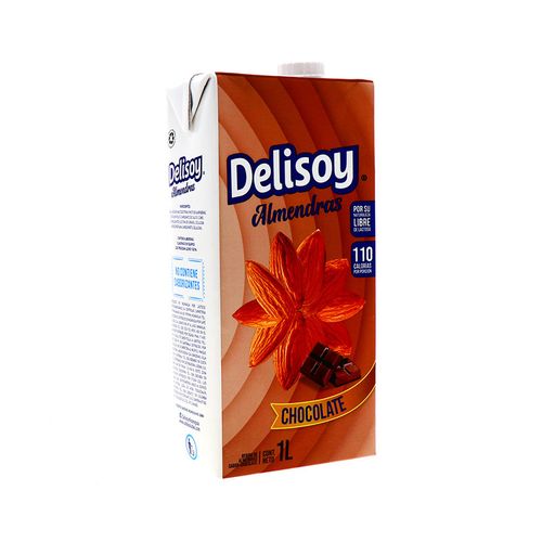 Bebida De Almendra Delisoya Chocolate 1 Lt