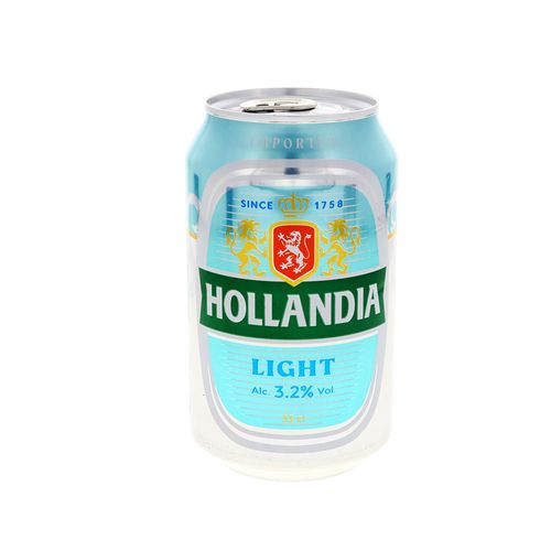 Cerveza Hollandia Light Lata 330 Ml