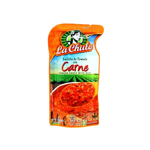 Salsa De Tomate La Chula Con Carne Doypack 106 Gr