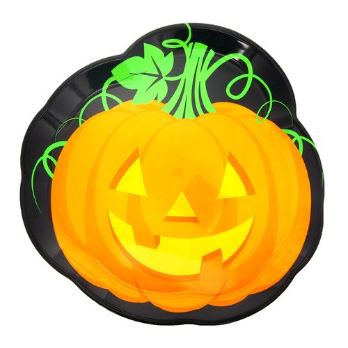 Bandeja Para Servir Cabeza de Calabaza Creative Converting Access Halloween