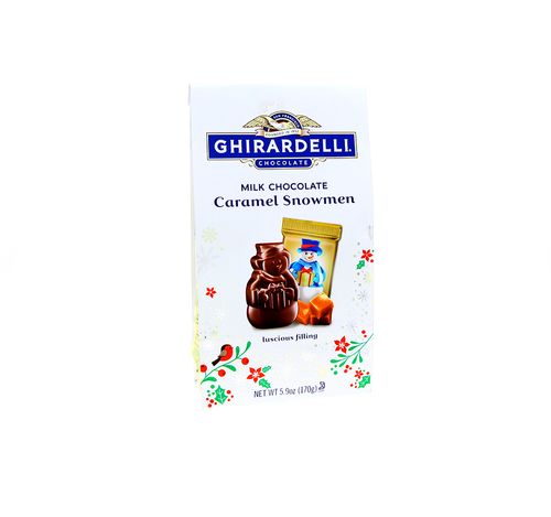 Chocolate Ghirardelli Con Leche Caramel Snowman 5.9 Oz