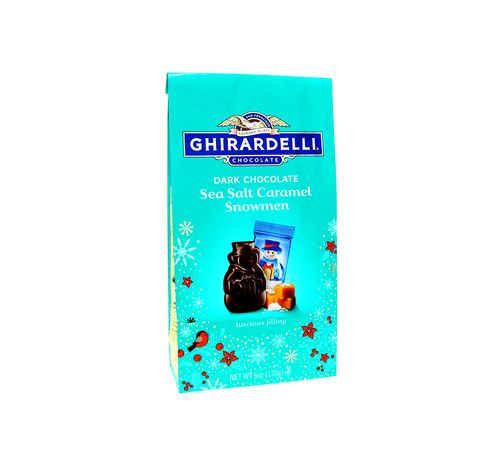 Chocolate Ghirardelli Sea Salt Snowman 5.9 Oz