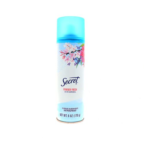 Desodorante Spray Secret Powder Fresh 24 Hr 6 Oz