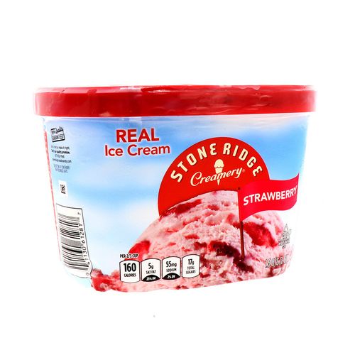 Ice Cream Stone Ridge Creamery Fresa 48 Oz