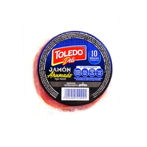 Jamón Ahumado Toledo Tipo Pastel 200 Gr