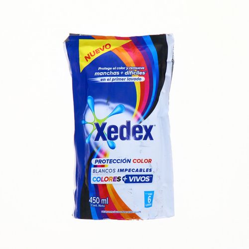 Detergente Liquido Xedex Protección Color 450 Ml
