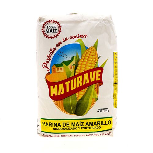 Harina De Maíz Maturave Maíz Amarillo 4 Lb