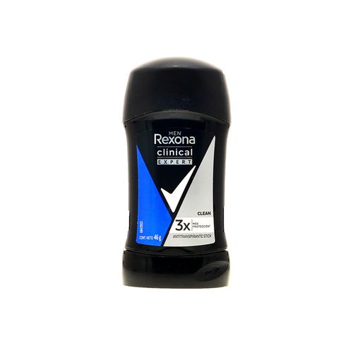 Desodorante Barra Rexona Clinical Expert Antitran Clean 46Gr
