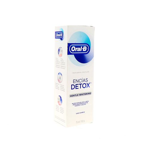 Pasta Dental Oral-B Gengiva Detox Gentle Whitening 75 Ml