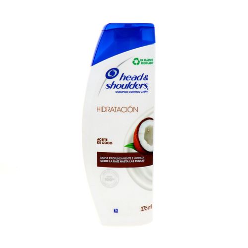 Shampoo Head&Shoulders Cont/Caspa Hidrat Aceite Coco 375 Ml