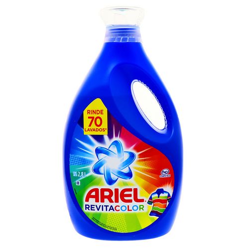 Detergente Liquido Ariel Concentrado Revitacolor 2.8 Lt