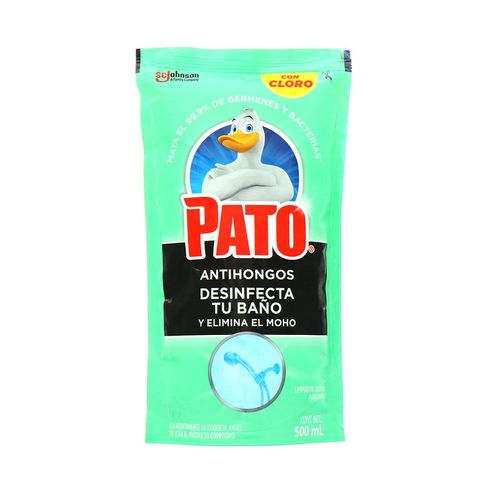 Limpiador Liquido Pato Antihongos Desinfc Baño Doypack 500Ml