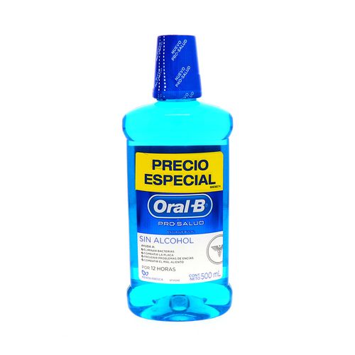 Enjuague Bucal Oral B Pro Salud Sin Alcohol 500 Ml