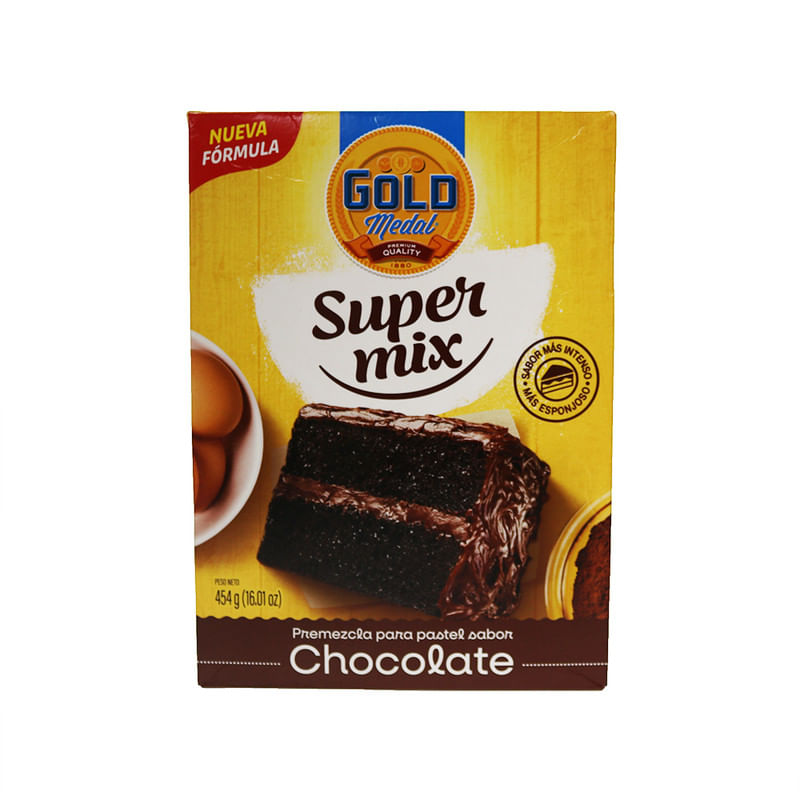 Premezcla Para Pastel Gold Medal Chocolate 454 Gr