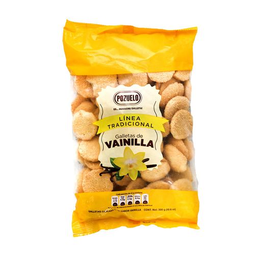Galleta Pozuelo Vainilla Bolsa 300 Gr