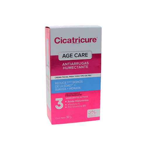 Crema Facial Cicatricure Age Care Antiarrugas Humectante50Gr