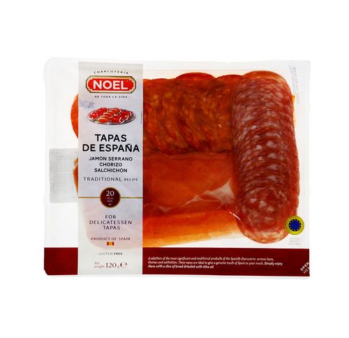 Tapas De España Noel Serrano Chorizo Salchicha 120 Gr