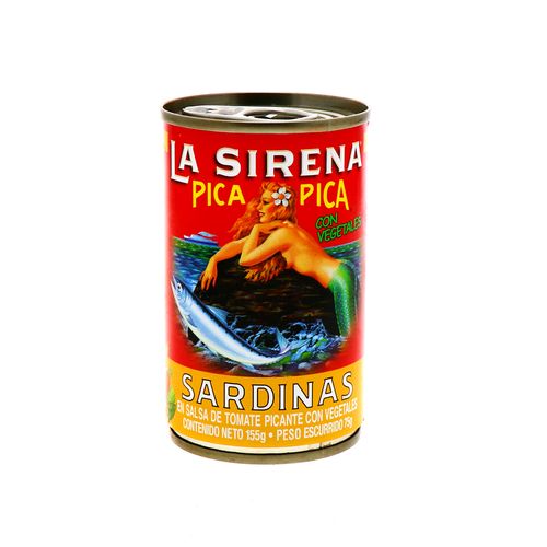 Sardinas La Sirena Con Vegetales 5.5 Gr