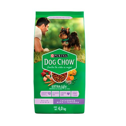 Purina Dog Chow perro Cachorros Minis y Pequeños 4kg (8.8lb)