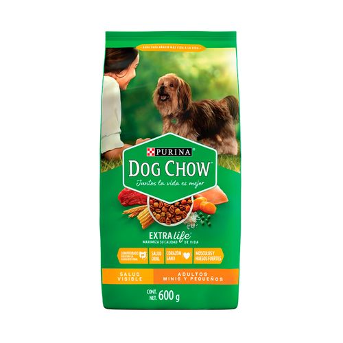 Purina Dog Chow perro Adultos Minis y Pequeños 600gr (1.32lb)