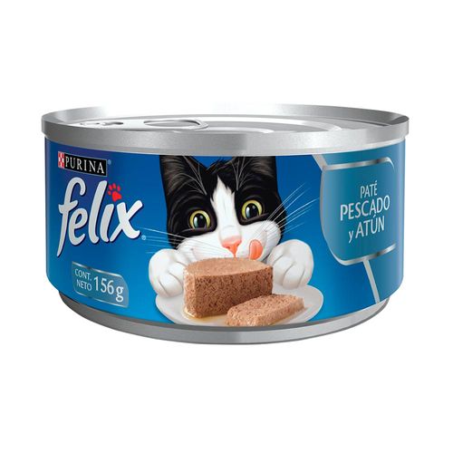 Purina Felix gato Adulto Paté de Pescado & Atún Salsa 156g (5.5oz)