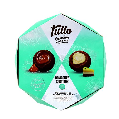 Bombones De Chocolate Tutto Con Leche 132.5 Gr
