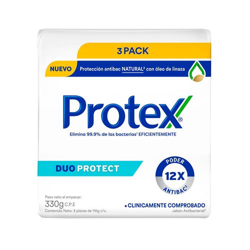Jabón de Tocador Protex Duo Protect 110 g 3 pack
