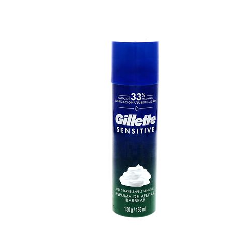 Espuma de Afeitar Gillette Sensitive 155 mL