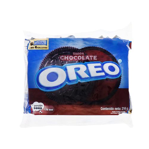 Galleta Oreo Chocolate con Crema 216 Gr