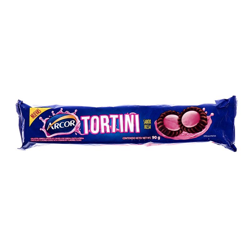 Galleta-Triunfo-Tortini-Fresa-Arcor-90-Gr