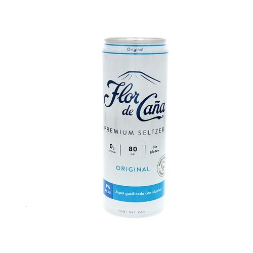Flor de Caña Premium Seltzer Original 355 mL