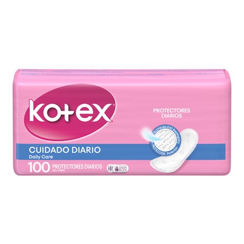 Protectores Kotex Cuidado Diario, 100 Uds