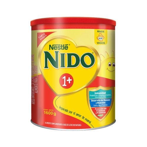 Leche En Polvo Nido Crecimiento 1+ Protección 1600 Gr