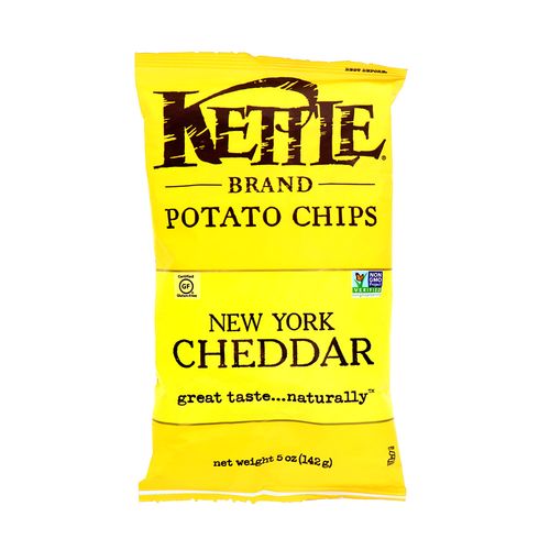 Chips De Papa Kettle Ny Cheddar 5Oz