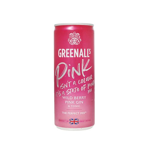 Gin&Tonic Greenalls Wild Berry Pink 250 Ml