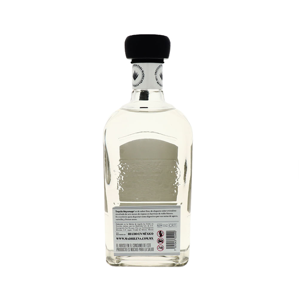 Tequila Mayorazgo Cristalino 750 Ml