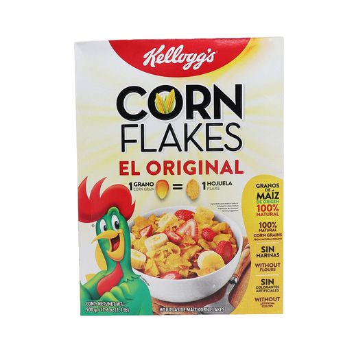 Cereal Kelloggs Corn Flakes El Original 500 Gr