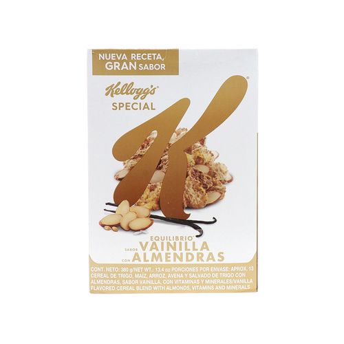 Cereal Kelloggs Especial Sabor Vainilla Con Almendras 380 Gr