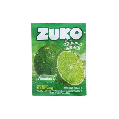 Bebida Polvo Zuko Vitamina C Limón 20 Gr