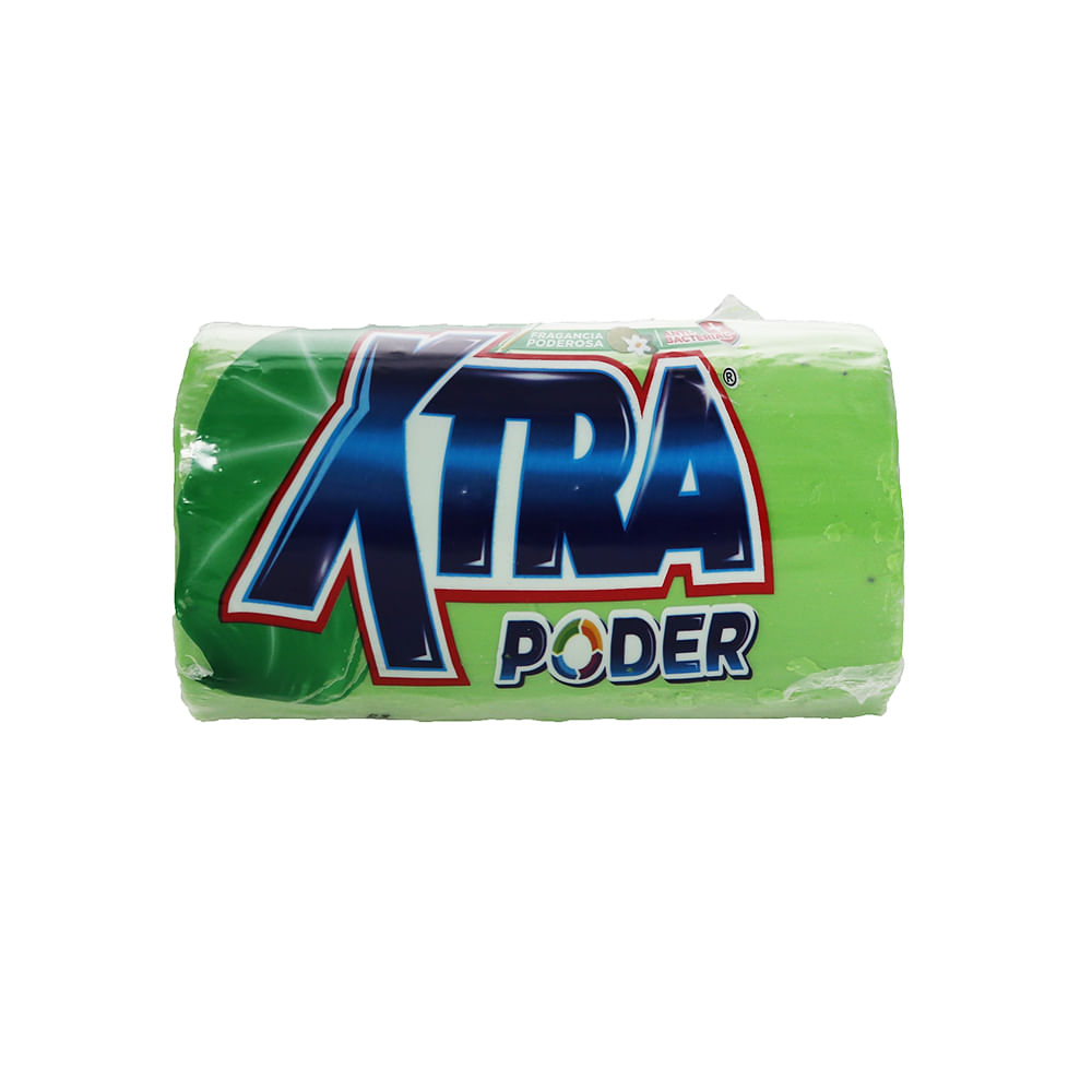 Jabón Para Ropa Xtra Poder Antibacterial Limón 400 Gr