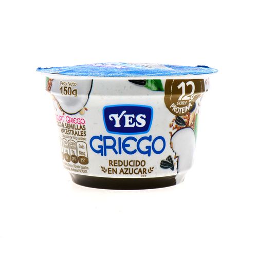 Yogurt Griego Yes Coco y Semillas Ancestrales 150 Gr