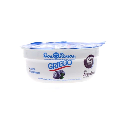 Yogurt Dos Pinos Griego Arándano 150 Gr