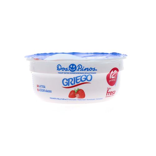 Yogurt Dos Pinos Griego Fresa 150 Gr
