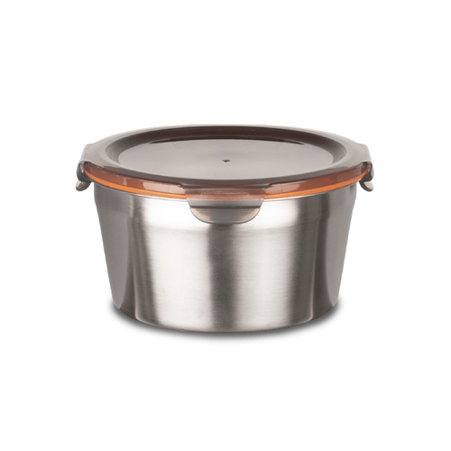 Hermético De Acero Percutti Redondo 2000 Ml