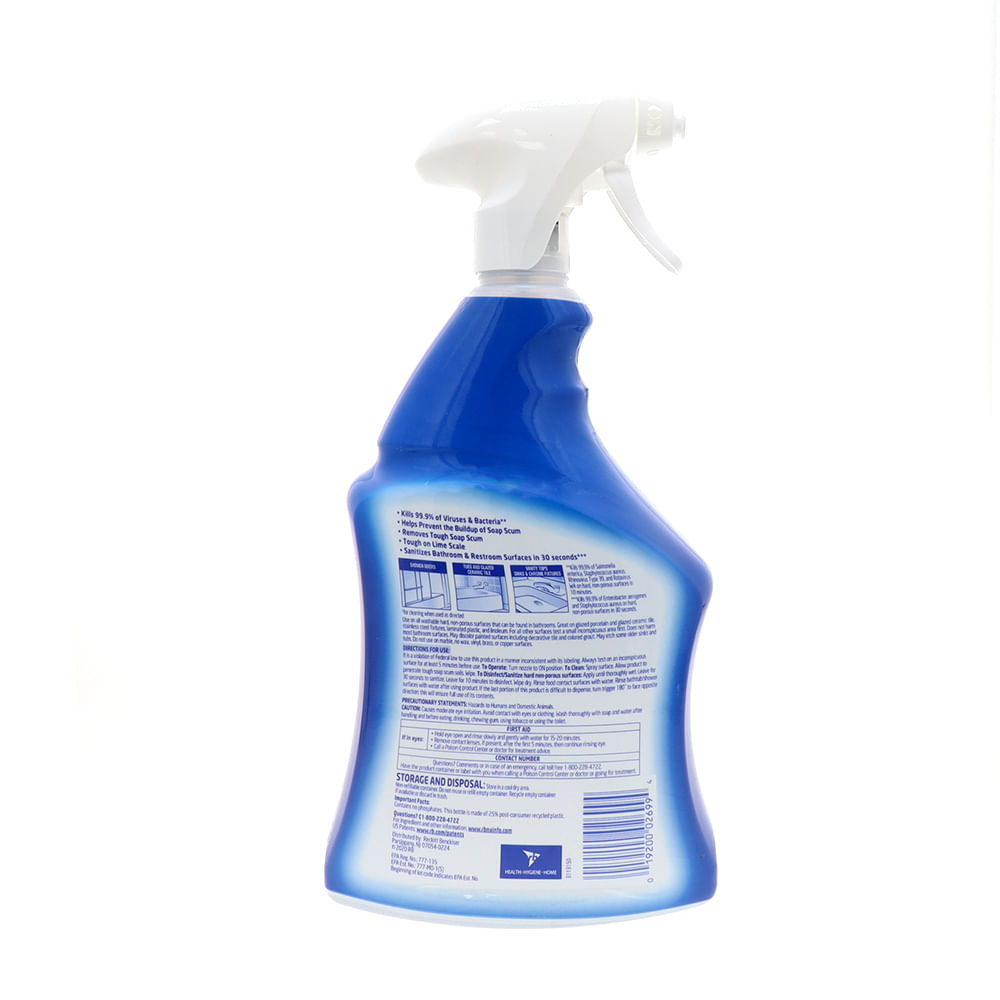 Limpiador De Baño Lysol Power Bathroom Foamer 32 Oz