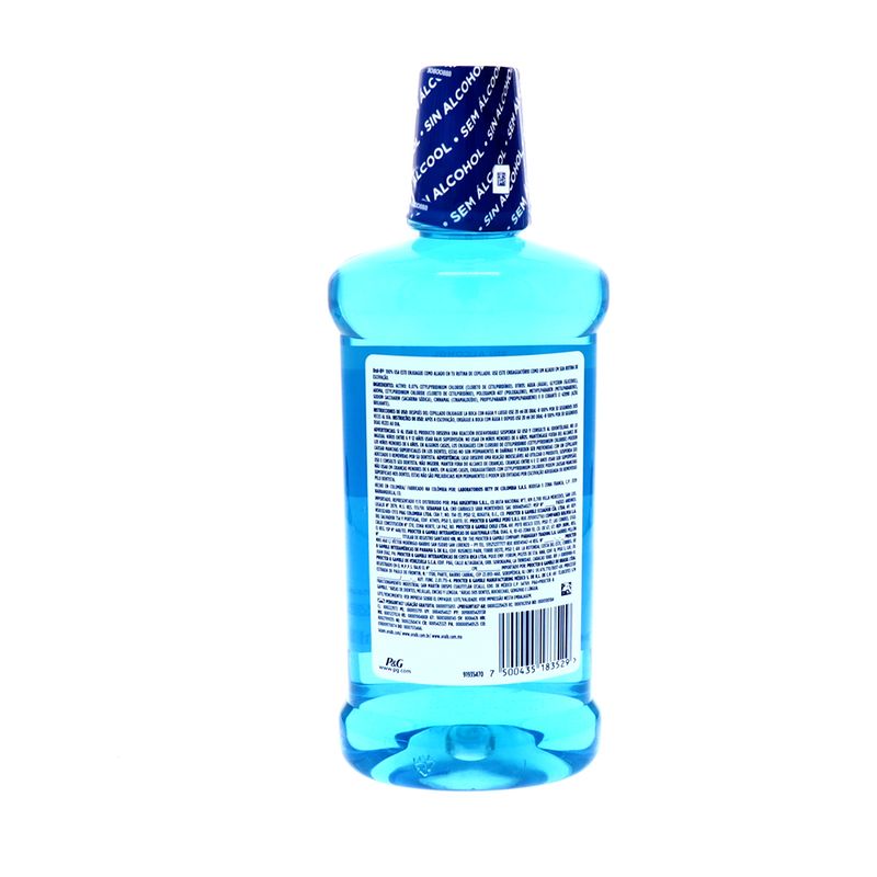 Enjuague Bucal Oral-B Sin Alcohol Menta Refrescante 500 Ml