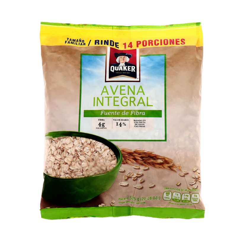 Avena Quaker Integral Bolsa 575 Gr