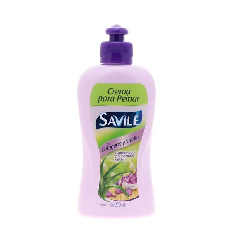 Crema Para Peinar Savilé Con Colágeno Y Sábila 270 Ml 7329