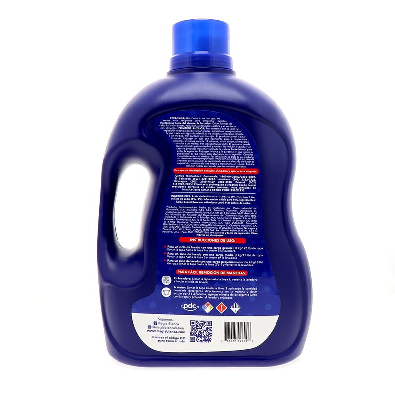 Detergente Líquido Magia Blanca 2en1 Toque Suavizante 5 Lt 2987